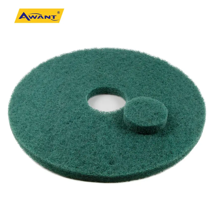 Glas Polijsten Pad Nylon Fiber Floor Cleaning Pad Voor Marmer Graniet Steen Keramische Tegels Porselein 17 Inch 431 Mm Dark groene Pad