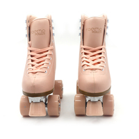 Patins à roulettes d'extérieur professionnels classiques en cuir et maille réglables pour adultes et enfants, roues en PVC 4 plis, roulements ABEC-7, vente en gros