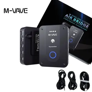 M-VAVE WP-9 có thể sạc lại âm thanh 2 máy phát 9 Máy thu 2.4GHz Hệ thống không dây giai đoạn âm thanh ABS tai trở lại giám sát - Product Image 6