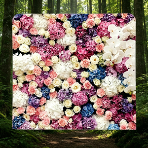 Personalized Aluminum Photography <b>Backdrop</b> <b>Stand</b> Foldable Tension Fabric Panel For <b>Wedding</b> Ceremony - Product Image 1