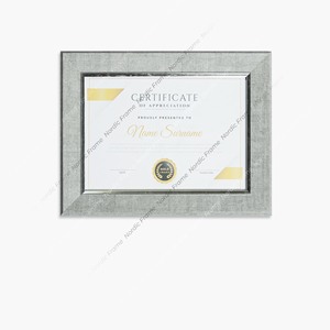 Nordic <b>Frame</b> Premium Black Wooden Certificate <b>Frame</b> Rectangular Vertical Wall Display Elegant Durable Full Color Offset <b>Printing</b> - Product Image 5