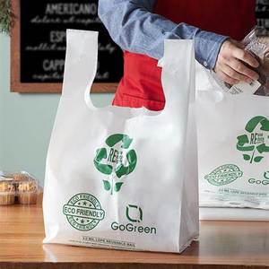 ถุงช้อปปิ้งพลาสติกแบบใช้ซ้ำได้พิมพ์โลโก้ - Product Image 5