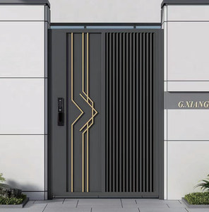 <span class=keywords><strong>Porte</strong></span> coulissante en aluminium <span class=keywords><strong>avec</strong></span> technologie de sculpture ajourée, automatisation intelligente, style africain, services de soutien intégrés - Product Image 5