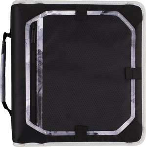 Free Sample BSCI Large <b>3</b> <b>Ring</b> Polyester <b>Binder</b> with Zipper <b>3</b> Inch Blacked Out Fits 13 Inch Devices Tactical Carry Handle - Product Image 5