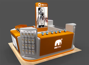 Thiết kế mới Mall kiosk thiết kế Điện thoại di động hiển thị kiosk điện thoại di động hiển thị sử dụng điện thoại kiosk để bán - Product Image 5