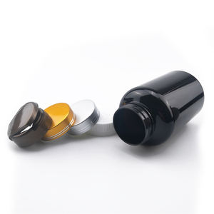 Botellas PET Negras de 200 ml, Color Personalizado, Tapa Abatible, Envase para Píldoras, Cápsulas, Medicamentos y Productos de Salud, OEM/ODM - Product Image 3