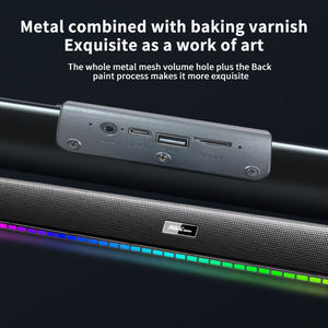 Barre de son sans fil Bluetooth multimédia pour téléviseur, système de cinéma maison avec caisson de basses - Product Image 3