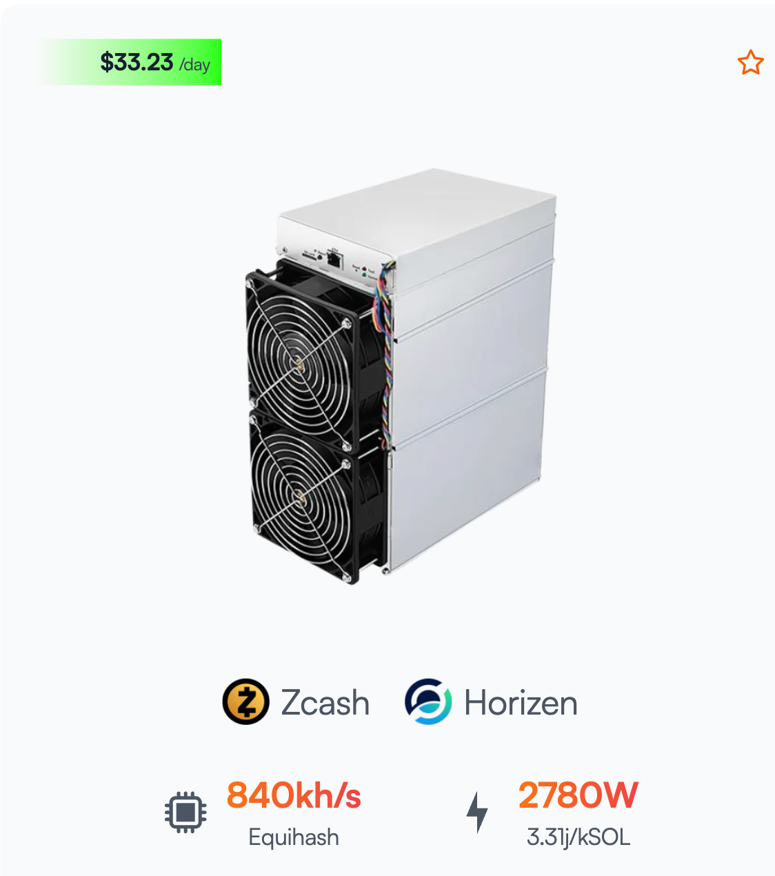 Minerador Usado BITMAIN Antminer Z15 Pro 840K Asics para Mineração