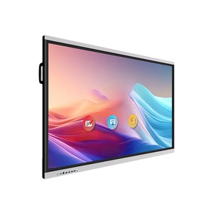 Tableau blanc interactif 86 pouces avec moniteur de visioconférence, caméra et micro intégrés, écran tactile 4K, Android 14, Plug & Play, en ligne - Product Image 2
