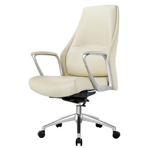 Silla de oficina moderna y cómoda de cuero 36019-1902C/BA - Product Image 3