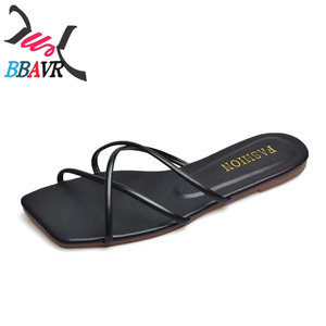 Women's New Summer Flat Sandals Non-slip Flip-flops <b>Slippers</b> for Indoor Outdoor Use Stylish Platform Cushioning Anti-slipping - Product Image 6