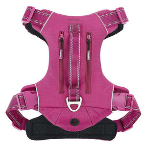 Fertigen Sie Mesh Comfortable Padded Adjusta ble Harness mit Schnell verschluss für kleine mittelgroße Hunde - Product Image 2