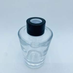 Élégant pot en verre transparent de 100 ml pour huiles essentielles DIY, avec bouchon en plastique rechargeable, personnalisable avec logo, pour maison et salle de bain, plusieurs pots disponibles - Product Image 2