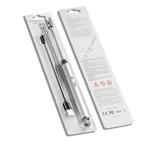Briquet de Cuisine Rechargeable USB de Haute Qualité pour Gaz Naturel et Bougies, Pistolet Allumeur d'Encens pour Extérieur