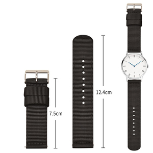 Correa de Reloj de Nailon de Liberación Rápida, Correas de Repuesto para Reloj de 18mm 20mm 22mm 24mm, Correas de Lona para Reloj Inteligente <span class=keywords><strong>Samsung</strong></span> - Product Image 6