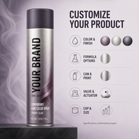 Spray Colorant Capillaire Temporaire Sans Décoloration Qualité Supérieure Rose Vif Bleu Violet Rouge Fournisseur OEM ODM en Gros