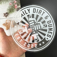 Adhésif imperméable à l'eau Logo d'entreprise Autocollants découpés en vinyle Impression personnalisée Fond clair Autocollants transparents pour la promotion