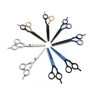 Ciseaux de coiffure professionnels en acier inoxydable de 6 pouces pour salon de coiffure, outils de coiffure plaqués, vente chaude - Product Image 6