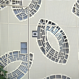 ตะแกรงตาข่ายอลูมิเนียมสำหรับตกแต่งแบบมีรูพรุน - Product Image 2