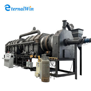 Fourneau <span class=keywords><strong>de</strong></span> carbonisation horizontal sans fumée à prix d'usine, haute productivité, pour bûches <span class=keywords><strong>de</strong></span> bois et bambou - Product Image 4