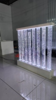 Fontaine d'eau intérieure décorative CHENYISHI de luxe avec pompe à air cascade, mur de bulles CNC et lumières RGB pour la décoration de bureaux, maisons et magasins