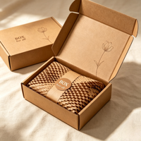 Boîtes en carton personnalisées écologiques pour vêtements imprimés, emballages cadeaux, boîtes d'expédition en carton ondulé