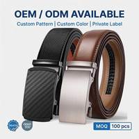 Ceinture en cuir véritable ajustable pour homme, personnalisable, durable et flexible, idéale pour les commandes en gros, adaptable à toutes les tailles et avec boucle offerte.