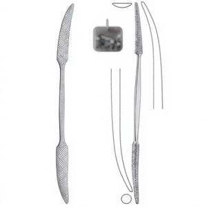 Ensemble de 6 rasps à os Putti pour la chirurgie générale, instrument chirurgical manuel, classe I, certifié CE - Product Image 1