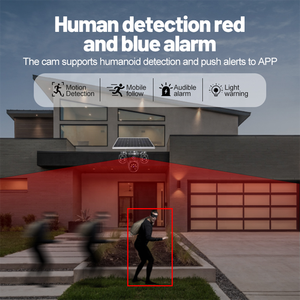 12mp 3 lenti 3ptz telecamera Wifi Wireless pannelli solari di rilevamento del movimento telecamere di sicurezza Audio bidirezionale 4g Sim Card - Product Image 4