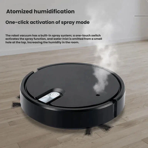 Robot Aspiradora Inteligente con Mopa, Pulverizador y Lámpara UV, Carga USB, Ligero, Robot de Barrido Automático - Product Image 1