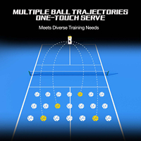 Nueva Máquina Profesional Portátil y Duradera para Servir Pelotas de Pickleball, con Función Automática Integrada de Topspin, para Entrenamiento y Práctica, con APP