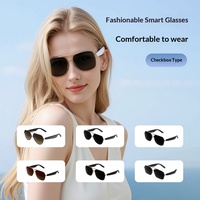 Gafas Inteligentes con IA Transfronteriza, Gafas de Sol Polarizadas con Protección UV y Luz Azul, Reproducción de Música, Traducción de Llamadas