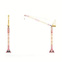 Grue à tour Zoomlion XGTL1600 neuve de 100 tonnes avec moteur et composants de transmission à haute efficacité et moment de charge élevé
