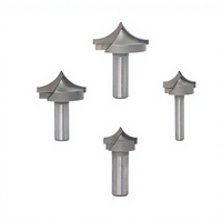 Fraiseuse à face multi-angles 6 cannelures pour le travail du bois (30/45/60) en carbure revêtu de TiCN pour centre d'usinage CNC haute vitesse OEM