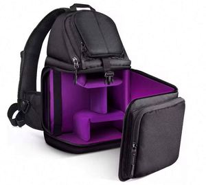Free Sample Case <b>Backpack</b> Rain Cover <b>Camera</b> Bag Customized Photography <b>Backpack</b> with Inserts Waterproof for DSLR Black - Product Image 2
