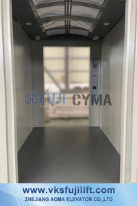 FUJI <span class=keywords><strong>Lift</strong></span> kargo baja tahan karat, <span class=keywords><strong>Lift</strong></span> barang traksi industri 1000kg 5000kg ascenor untuk gudang Mall apartemen tanpa gigi - Product Image 4