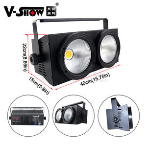 VSHOW BL200 <span class=keywords><strong>Peaky</strong></span> <span class=keywords><strong>Blinders</strong></span> LED BLINDER 2 2PCS 100W Blanc chaud Blanc froid Gradateur linéaire - Product Image 4