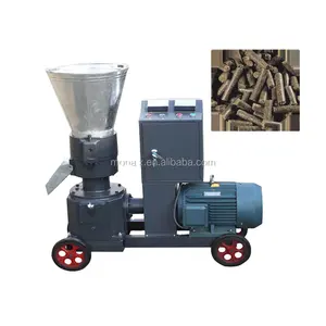 China Electric animal Feed Processing Machines making pelletizer Granulation Chicken Cattle small granulator feed Pellet Machine