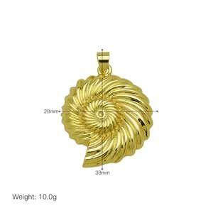 Nouveau Collier Pendentif Tendance en Gros pour l'Été, Thème Plage et Océan : Conque, Escargot de Mer, Étoile de Mer, Palourde, Pieuvre - Product Image 6