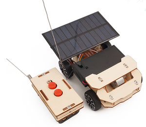 2025 bricolage électrique solaire alimenté voiture Kit d'apprentissage métal-bois <span class=keywords><strong>jeu</strong></span> d'école pour enfants STEM projet de science logique pour le plaisir des enfants - Product Image 3