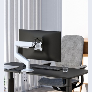 17-32 Inch Rotatable <strong>Monitor</strong> Mount with Single Arm Height Adjustable Computer <strong>Monitor</strong> <strong>Stand</strong> - Product Image 2