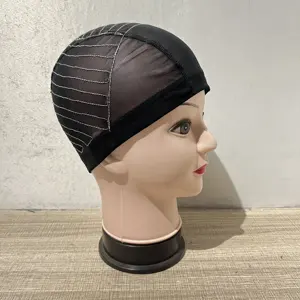 Wholesale 13*4 mesh Dome Wig Cap with line 3 Sizes Wig Cap for Wig making