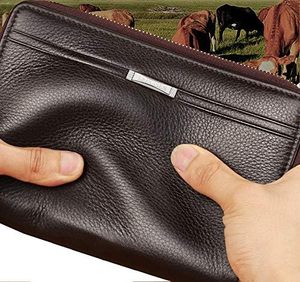 Portefeuille Homme Tendance en Cuir PU avec Multiples Emplacements pour Cartes, Double Fermeture Éclair et Grande Capacité – Idéal pour les Affaires - Product Image 2
