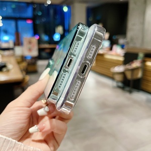 Trong Suốt Từ Không Dây Sạc Điện Thoại Trường Hợp Colour Rõ Ràng PC Cứng Bìa Đối Với Apple iPhone 11 12 13 14 15 Pro Max Cộng Với - Product Image 5