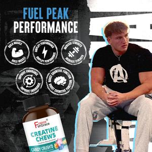 Masticables de Creatina de Alta Calidad, 120 Tabletas, Apoyo a la Función Saludable para Hombres y Mujeres, Suplemento Dietético de Creatina - Product Image 5