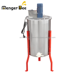 Extractor de Miel Eléctrico Menger Bee U.S. Apiculture de Alta Eficiencia, de Acero Inoxidable, para 3 Cuadros, Separador para Apicultores - Product Image 1