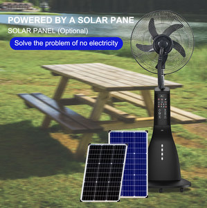 Ventilateur <span class=keywords><strong>Solaire</strong></span> Rechargeable de 16 Pouces Alimenté par Batterie avec Télécommande et Moteur CC sans Balais - Product Image 5
