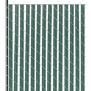 Clôture commerciale en PVC haute densité personnalisée à maillons de chaîne avec écran de confidentialité à lattes crêtes - Product Image 1