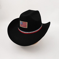 Chapeaux de cowboy imprimés vache noir et blanc en gros avec ceinture Longhorn pour fêtes western et rodeo