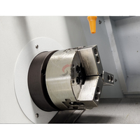 Máquina de torno CNC de cama plana horizontal de precisión CK6130 Corte de metal resistente con sistema de control GSK